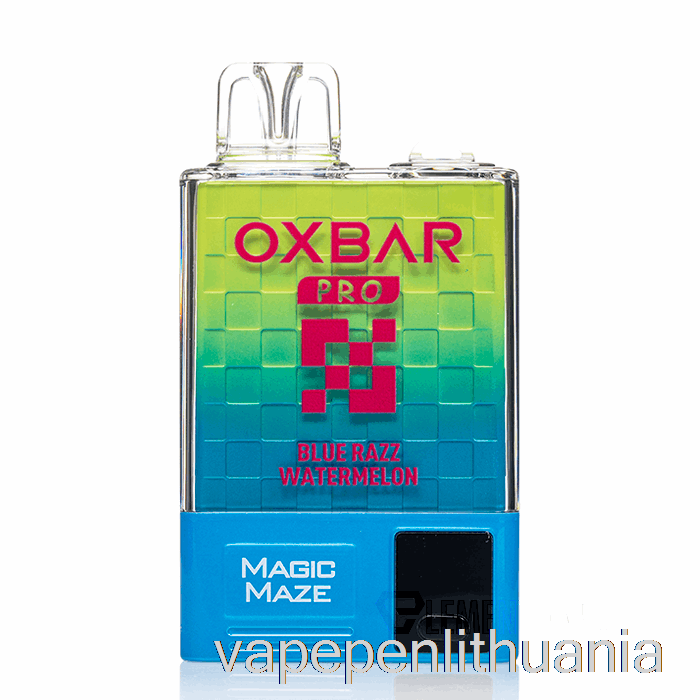 Oxbar Magic Maze Pro 10000 Vienkartinis Mėlynas Razz Arbūzas - Ankšties Sultys Vape Skystis